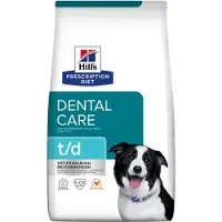 Hill's Pet Nutrition Prescription Diet t/d Dental Care Hondenvoer Droog Kip 4 kg