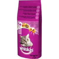 Whiskas 325614 Volwassen Kattenvoer Rundvlees 14kg