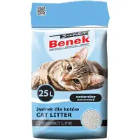 Benek Compact Natural 25l Kattenbakvulling