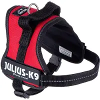 Julius-K9 Trixie Powerharnas Mini/M: 51-67 cm, rood