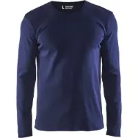 Blakläder 3314-1032 T-shirt lange mouw Marineblauw maat L heren