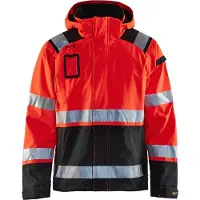 Blakläder 4987-1987 Shelljack High Vis High Vis Rood/Zwart maat S heren