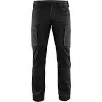 Blakläder Service werkbroek met stretch 14591845 | Zwart | Maat 56 - 7330509462997