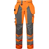 Projob 6519 Signalisatie Broek Met Kniezakken En Spijkerkzakken En Iso 20471 Klasse 2 Dames | Maat: 50