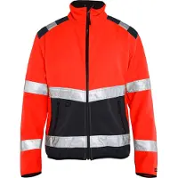 Blakläder 4877-2516 Softshell jack High Vis High Vis Rood/Zwart maat L heren
