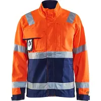 Blakläder Jack High-Vis 40641811 | High-Vis Oranje/Marineblauw | Maat S - 7330509403419