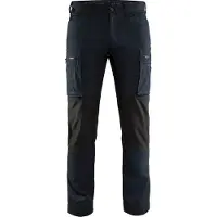 Blakläder Service werkbroek met stretch 1459-1845 - Donker marineblauw/Zwart - C50