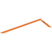 Bahco Schrijfhaak | stalen blad | plat | 600 mm - FCS-600