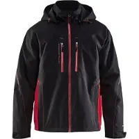 Blakläder Lichtgewicht Winterjas 48901977 | Zwart/Rood | Maat 4XL - 7330509422502