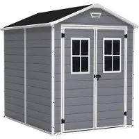HABITAT ET JARDIN Tuinhuisjes - Premium 86 DPF - 4,4 m² - Grijs