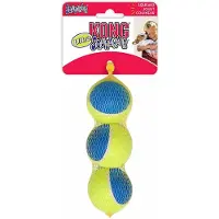 Kong Hond net a 3 Ultra Squeakair ball medium Gebr. de Boon