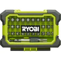 Ryobi Coffret renforcé 32 embouts de vissage Torx T7-T40 - porte-embouts à fixation rapide RAK32TSD