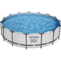 Bestway Steel Pro MAX bovengrondse zwembad set - ovaal - 10.949 liter - 4,88 m x 3,05 m x 1,07 m