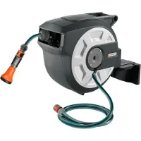 Gardena Roll-up Auto 15 m Wit met Tuinspuit