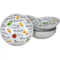 COSY&TRENDY Cosy & Trendy Pastabord - Ø 20 cm x 4.5 cm - Set-6