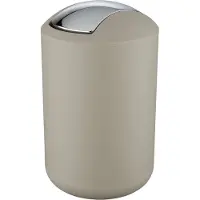 Wenko Prullenbak Brasil Taupe 6,5 Liter