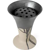 Ferm Living - Flores Vase Sand/Black