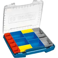 Bosch Professional i-BOXX 53 Assortimentskoffer (l x b x h) 316 x 357 x 53 mm Aantal vakken: 12 Variabele onderverdeling Box Inhoud 1 stuk(s)