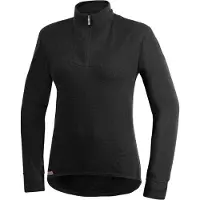 Woolpower Skipully Unisex Zip Turtleneck 200 Black-M