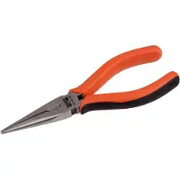 Bahco Halfronde Punttang Met Tweekleurige Handgrepen En Lakafwerking 165 Mm