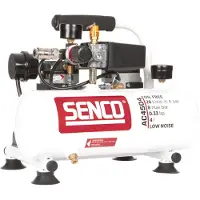Senco AC4504 Compressor - Geluidsarm - 240W - 8 Bar - 4L - 28L/m