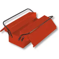 Bahco Metal Gereedschapskist Met De Mogelijkheid Om Een Hangslot Te Plaatsen 275 Mmx210 Mmx535 Mm 3 Compartimenten
