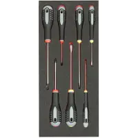 Bahco Foaminlay Fit&Go 1/3 met schroevendraaiers | ERGO | gleuf en Phillips - 7-delig - FF1E1001