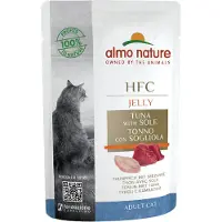 Almo Nature HFC Jelly Kattenvoer - Maaltijdzakje - Tonijn en Tong