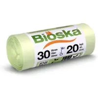 Bioska Afvalzakken 30 Liter 20 Stuks
