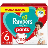 Pampers Baby-Dry Pants maandbox maat 6 (15+ kg) 116 luierbroekjes