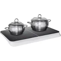 Medion Dubbele inductiekookplaat MD 18493 | 3.500 watt inductievermogen | 10 temperatuurinstellingen | 180 min. timer | kristalglazen oppervlak
