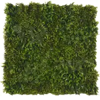Label51 Kunstplant wandpaneel groen 80x10x80cm