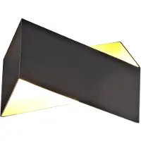 Fantasia KUMIS wandlicht zwart/goud - 2 lichtbronnen - max. 40W