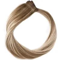 Rapunzel of sweden Premium Tape Extensions Straight / Classic Tape 4 cm / 8 pieces Dark Ashy Blonde Balayage B2.6/10.7 50 cm Hair extensions 20 g