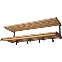 Essem Design Tamburin kapstok 100 cm Eikenhout-zwart