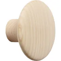 Muuto Dots Wood Coat Hooks Ash | Ø 9 cm
