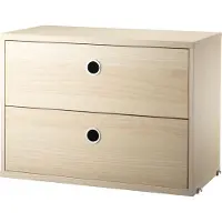 String Ladenkast 58x30 Cm As - Rekkensysteem (modulair) Ash Wood - LH5830-06-1