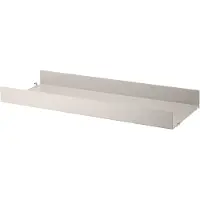 String Schap Met Hoge Rand Metaal 30x78 Cm - Rekkensysteem (modulair) Plaatmetaal Beige - MSH7830-14-1