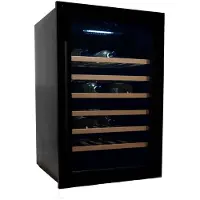 Vinata Wijnklimaatkast Premium Met Zwarte Deur - 48 Flessen