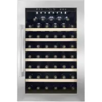 Vinata Wijnklimaatkast Premium Met Rvs Glazen Deur - 48 Flessen