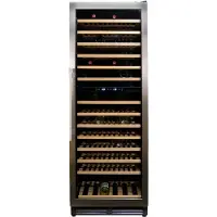 Vinata Wijnklimaatkast Premium Met Rvs Glazen Deur - 154 Flessen
