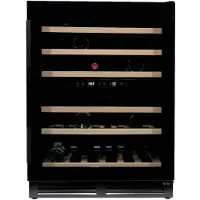 OEM Wijnklimaatkast Premium met vol glazen deur - 51 Flessen