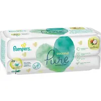 Pampers Billendoekjes Pure Protection Coconut 84 Stuks