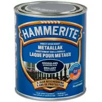 Hammerite metaallak donkerblauw - hoogglans - 750 ml