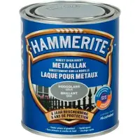 Hammerite metaallak grijs - hoogglans - 750 ml
