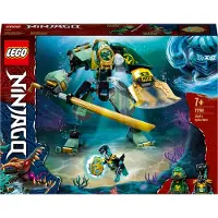 LEGO 71750 NINJAGO Lloyd's Hydro-Mech, onderwaterset, speelgoed voor jongens en meisjes vanaf 7 jaar, met 2 ninja minifiguren