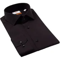 Coppens Overhemd LS black knight | Maat Eur 49