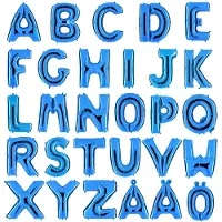 Ballongkungen AB Folieballon 100cm letter R blauw