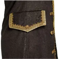 Boland Piratenjas Heren Polyester Zwart/Goud Maat 50