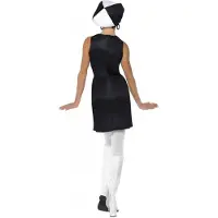 Smiffy 60's partygirl zwart/wit